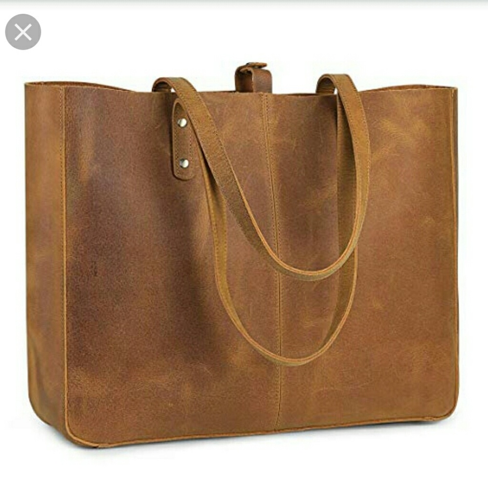 BNWT S-ZONE Genuine Leather Shoulder Bag - Picture 1 of 8